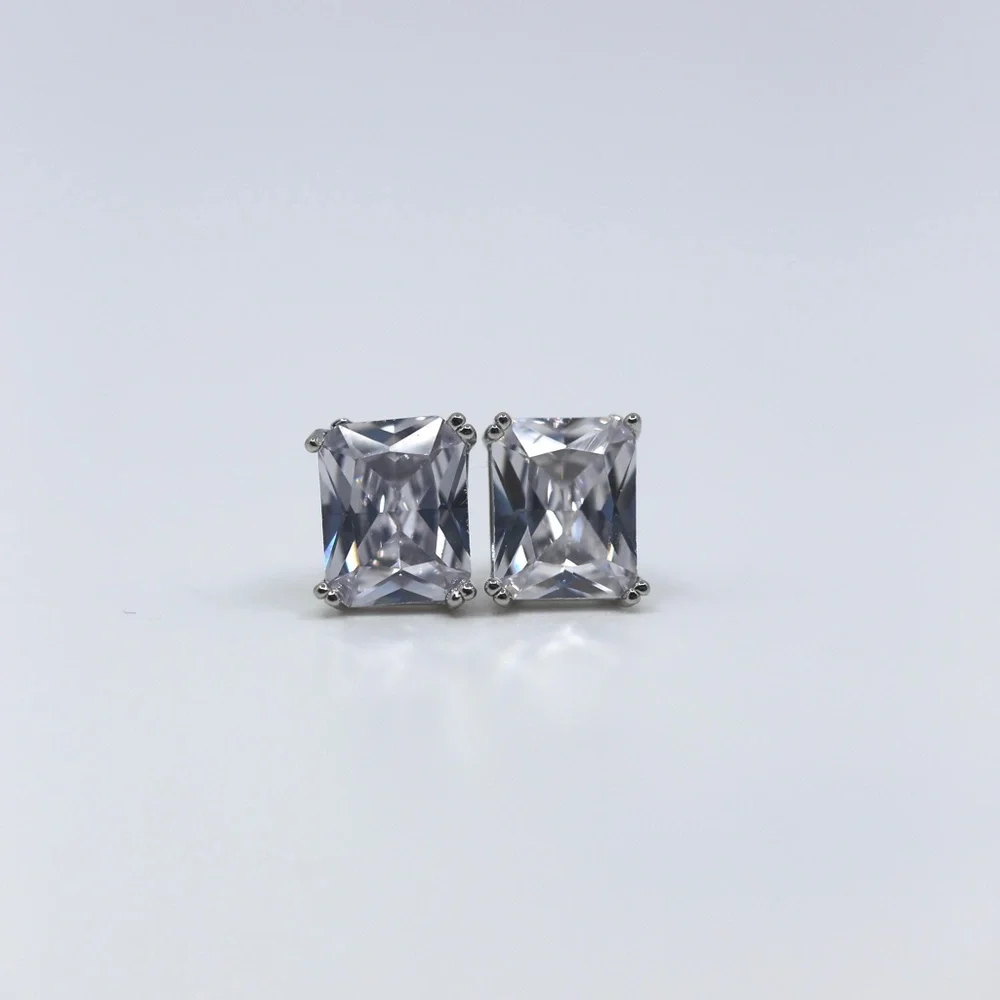 Jenna Jameson Silver Stud Earrings - Picture 4 of 10